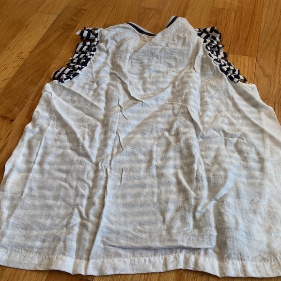 WOMEN’S Clu Too tank top. Blue and white. - Picture 2 of 6